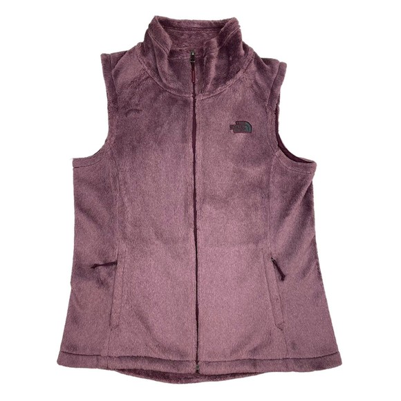 The North Face Vest Women's Large Purple Osito Full Zip Soft Fleece Sleeveless - Picture 1 of 10